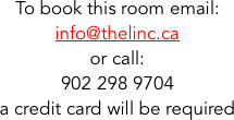 To book this room email: